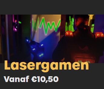 Lasergamen voor 4 personen