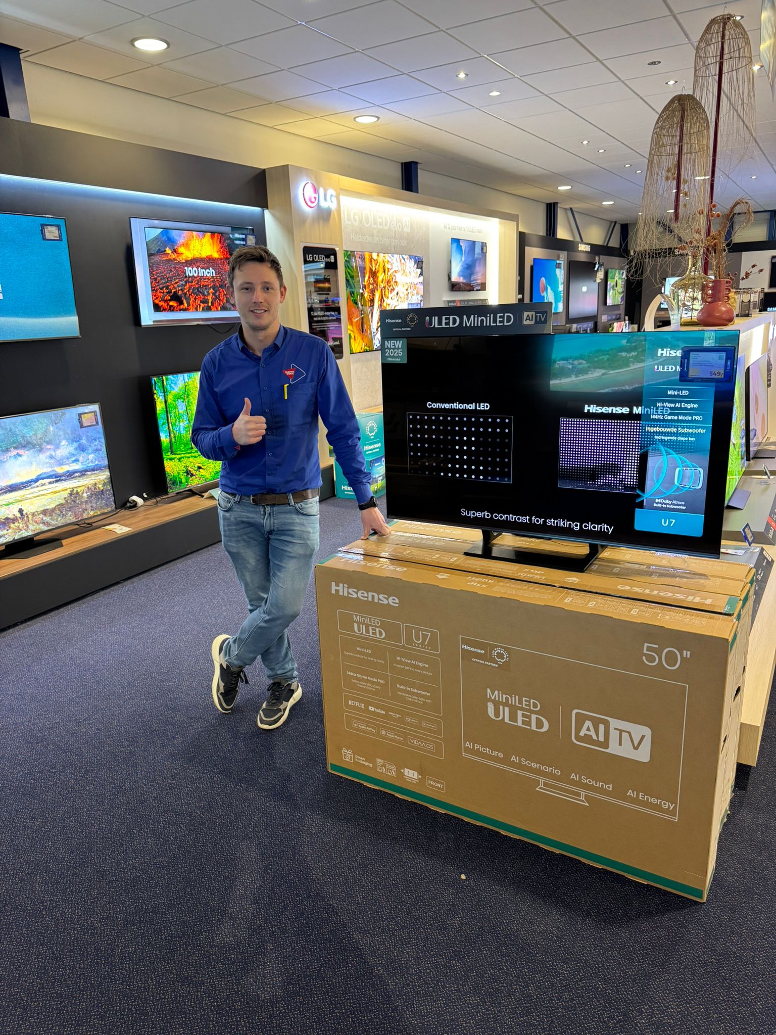 Hisense 50 inch ULED TV