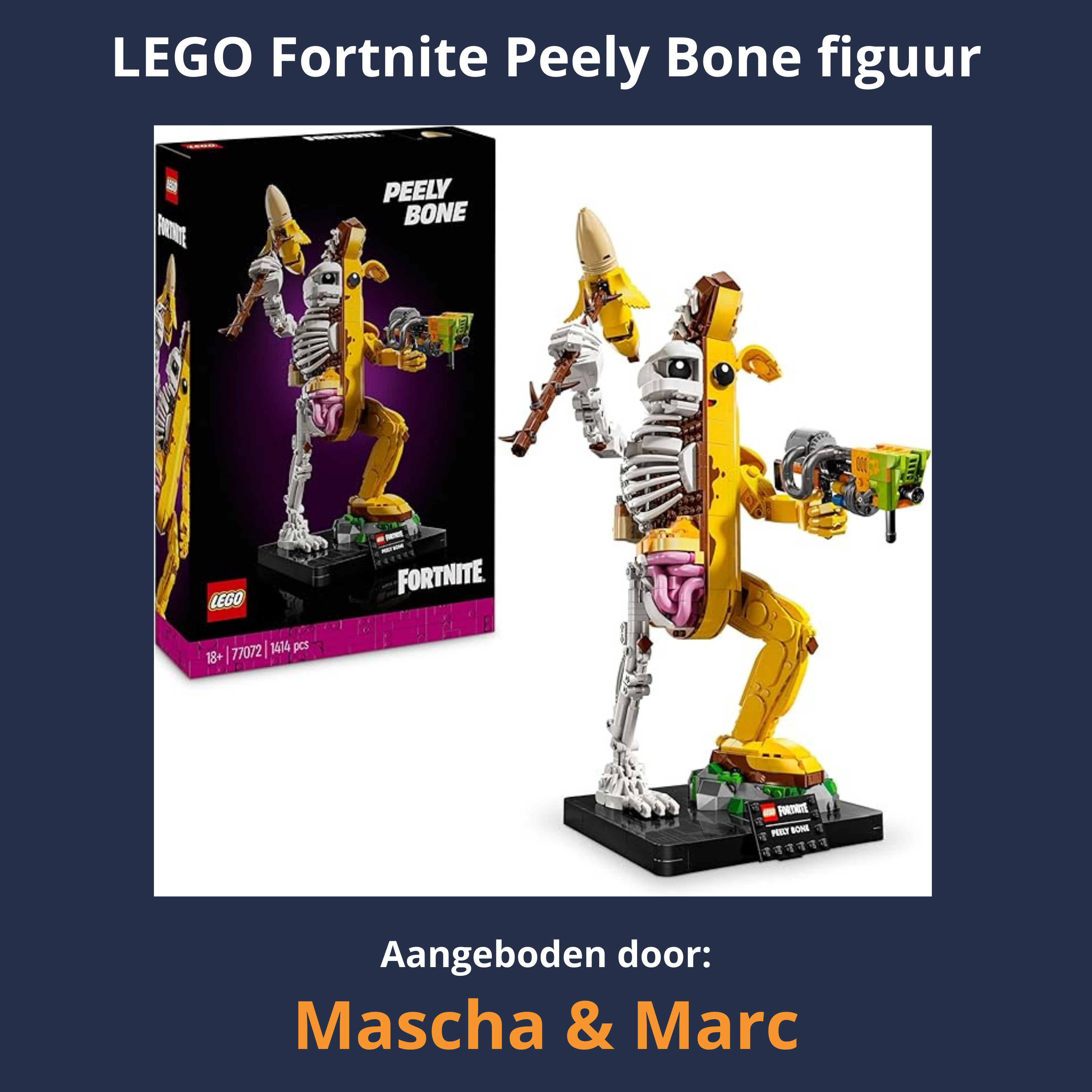 LEGO Fortnite Peely Bone figuur