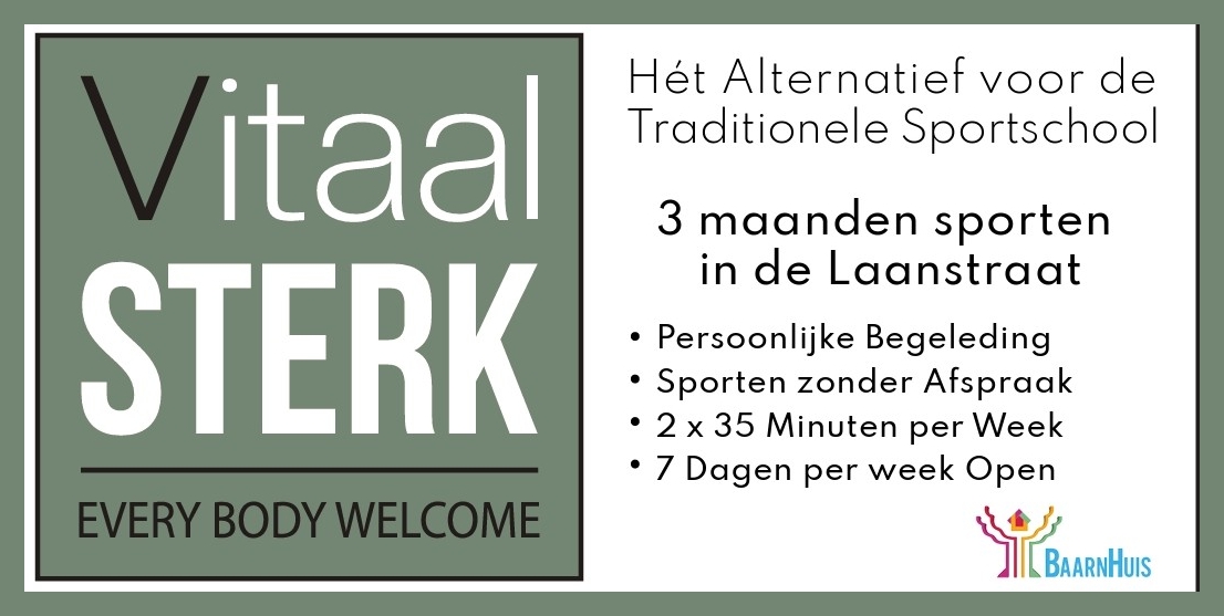 3 maanden sporten in de Laanstraat bij Vitaal Sterk