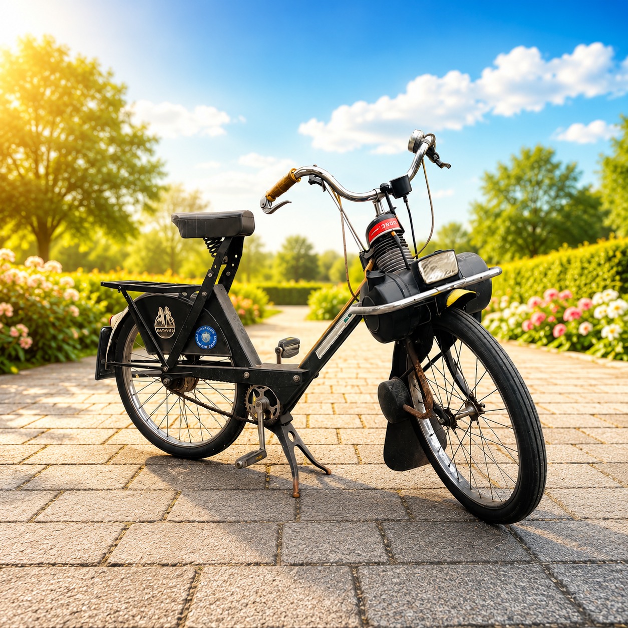 Nette Solex met Kenteken